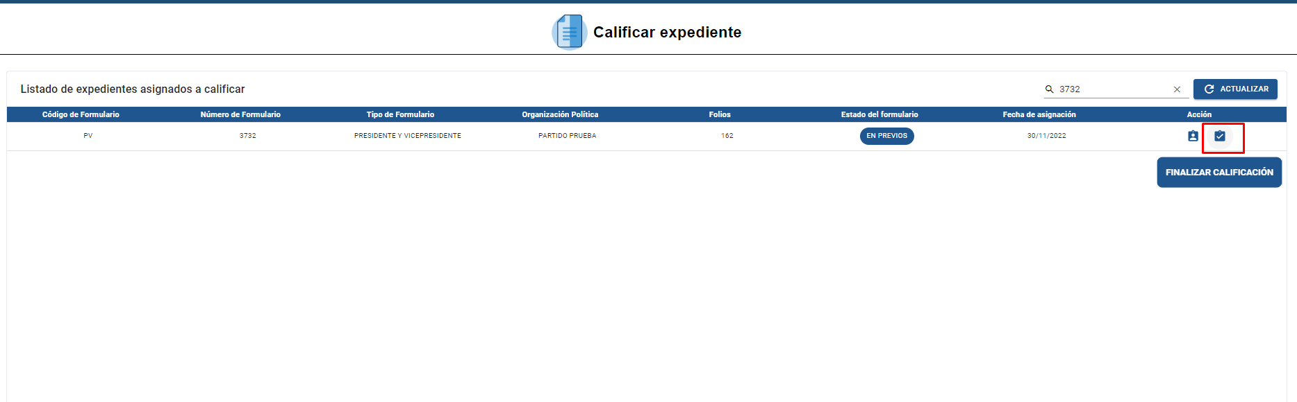 Revisión Ayuda del Portal Web Interno TSE